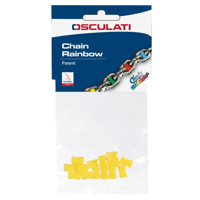 Segna catena 10 mm giallo