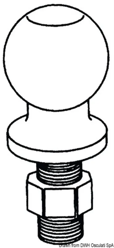 Sfera per gancio traino