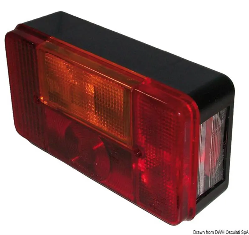 Fanale posteriore SX 5 funzioni 4 lampadine