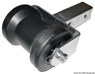 Rullo centrale fisso 40 x 40 mm