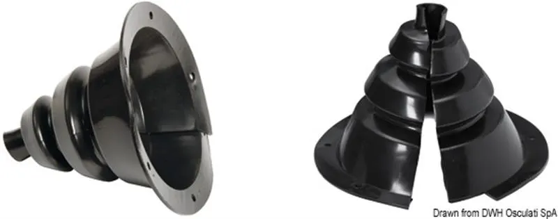 Soffietto passacavo apribile Ø esterno 107 mm
