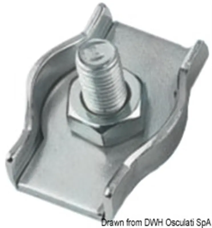 Morsetti inox semplici 3 mm