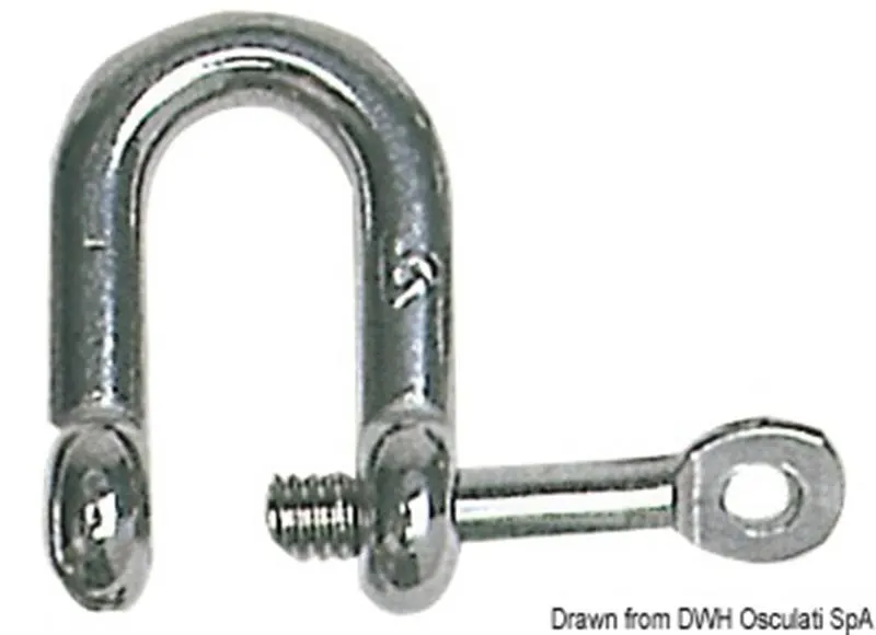 Grillo inox a U asse imperdibile 6 mm
