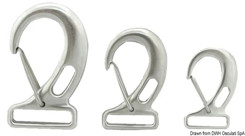 Moschettone per nastro mm 72x32