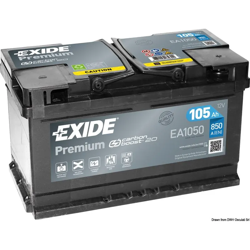 Batteria Premium 105 Ah