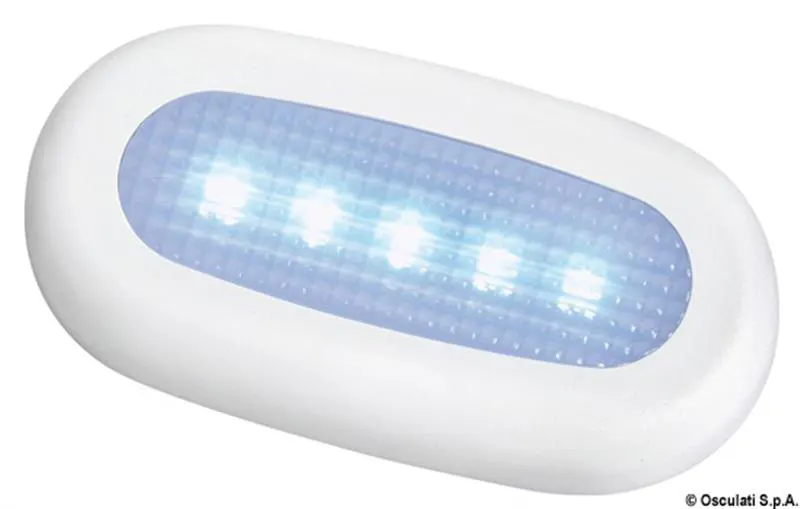 Luce di cortesia stagna 5 LED bianca