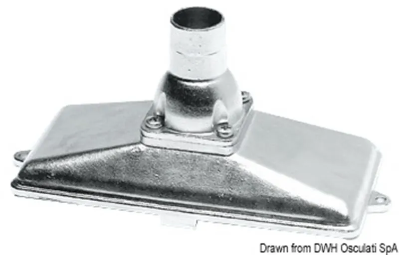 Succhiarola inox Ø 38 mm verticale