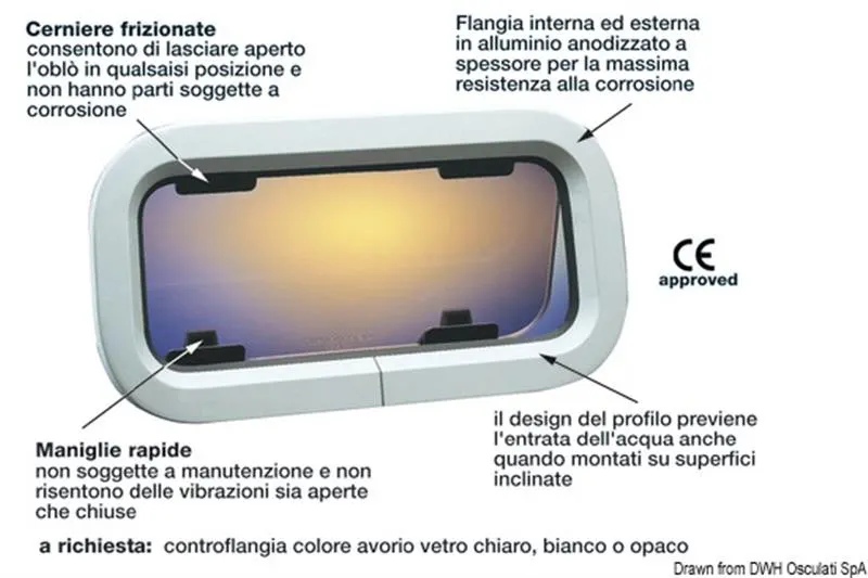 Oblò Lewmar Standard 3