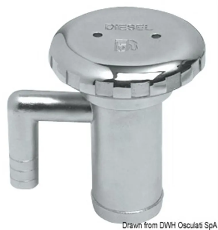 Tappo inox con sfiato Diesel 50 mm