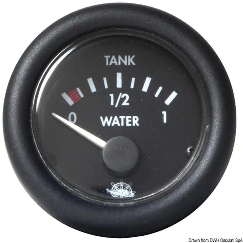 Indicatore livello acqua 12 V nero