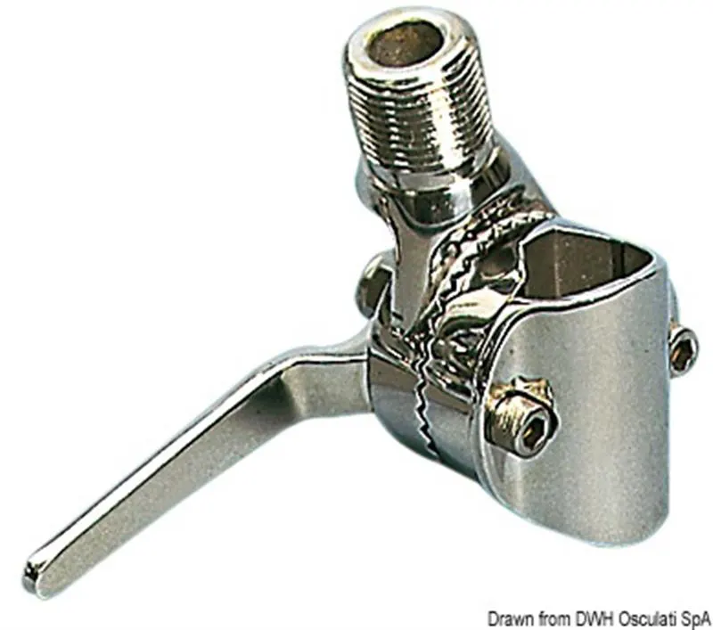 Base antenna per pulpito inox 30/40 mm