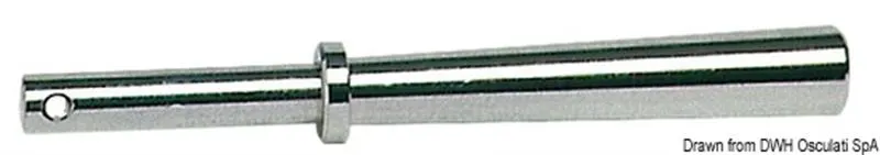 Scalmo per gozzo in ottone cromato