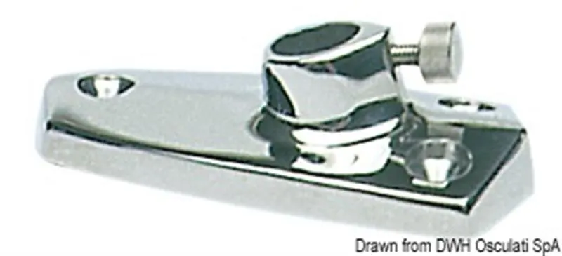 Basetta ABS cromato per asta 35.390.00