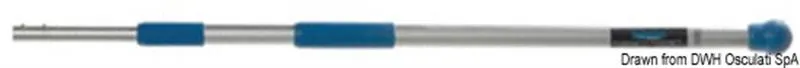 Manico telescopico YACHTICON in alluminio anodizzato con aggancio Quick Release