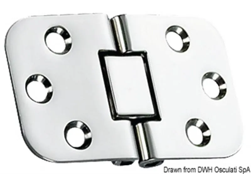 Cerniera a filo 68x42 mm