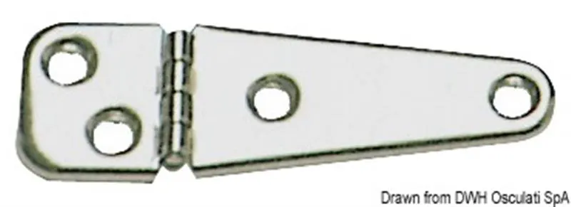 Cerniera inox stampata 103x32