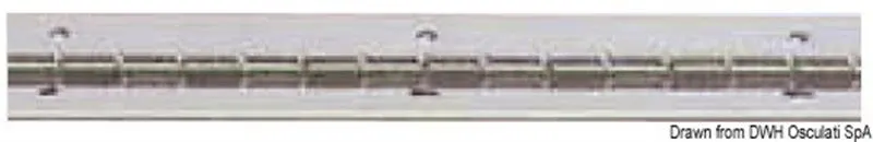 Cerniera inox barre x 2 mt