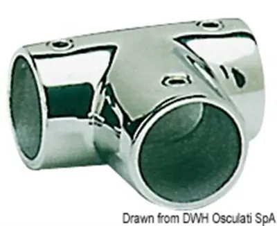 Giunto inox T 90° 30 mm
