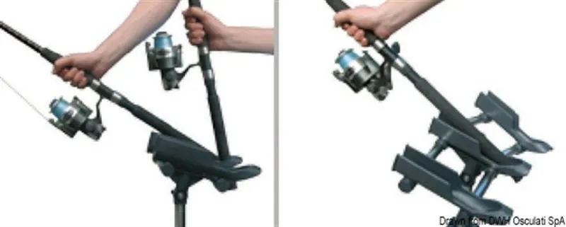 Reggicanne Quicklift 3 posti sinistro