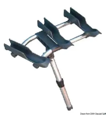 Reggicanne Quicklift 3 posti destro