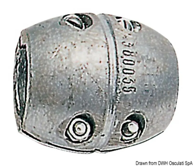 Anodo oliva asse mm 25