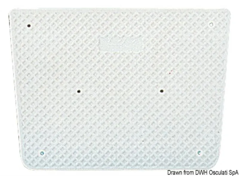 Tavoletta proteggi poppa plastica 30 x 22 cm
