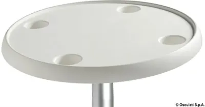 Tavolo tondo 610 mm bianco