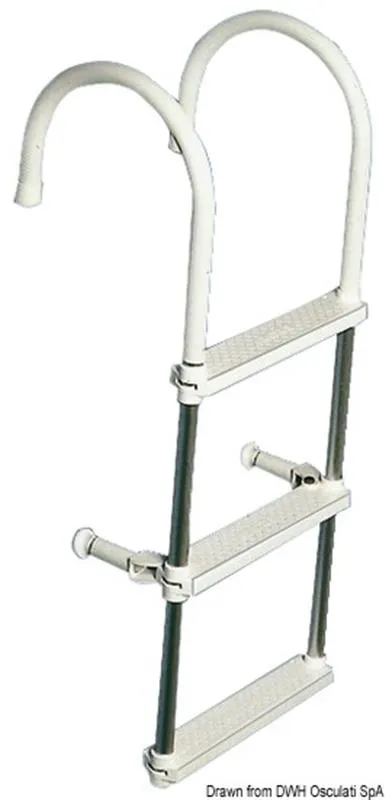 Scaletta lega leggera 5 gradini