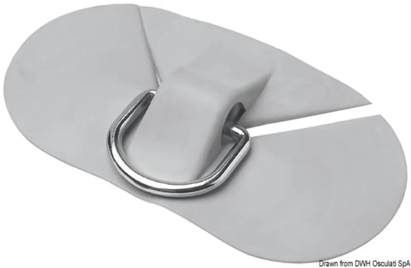 Anello prua grigio 95x175x22 mm