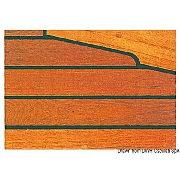Listello teak per ponti 60 mm x 2000