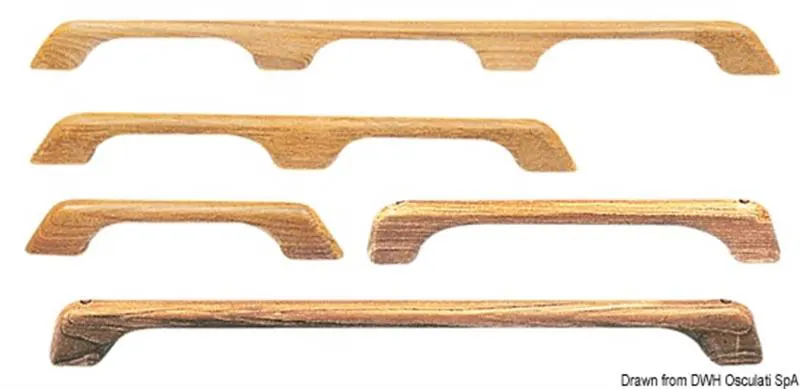 Corrimano teak 325 mm