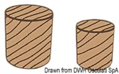 Tappi in teak 6/8/10 mm (50pz)