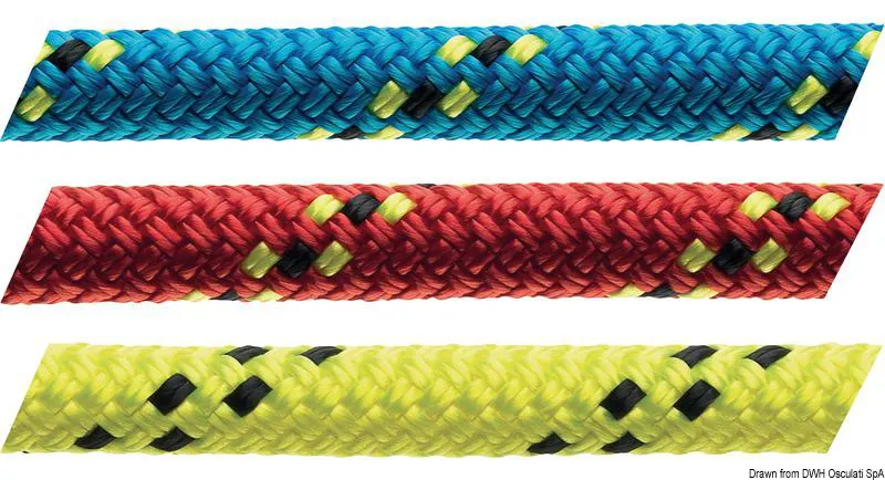 Drizza e scotta Marlow D2 Racing 78 blu 8 mm