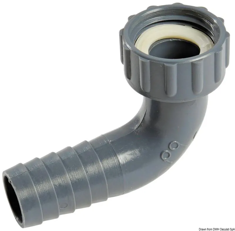 Portagomma 90° femmina 1/2" x 12 mm