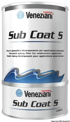 Stucco epossidico bicomponente VENEZIANI per applicazioni subacquee