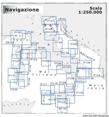 Carta Navimap IT110-IT111