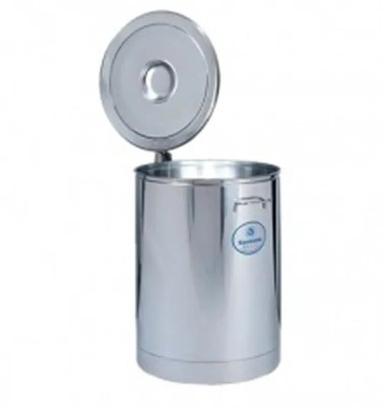 Contenitore ecologico inox con apertura agevolata lt 80