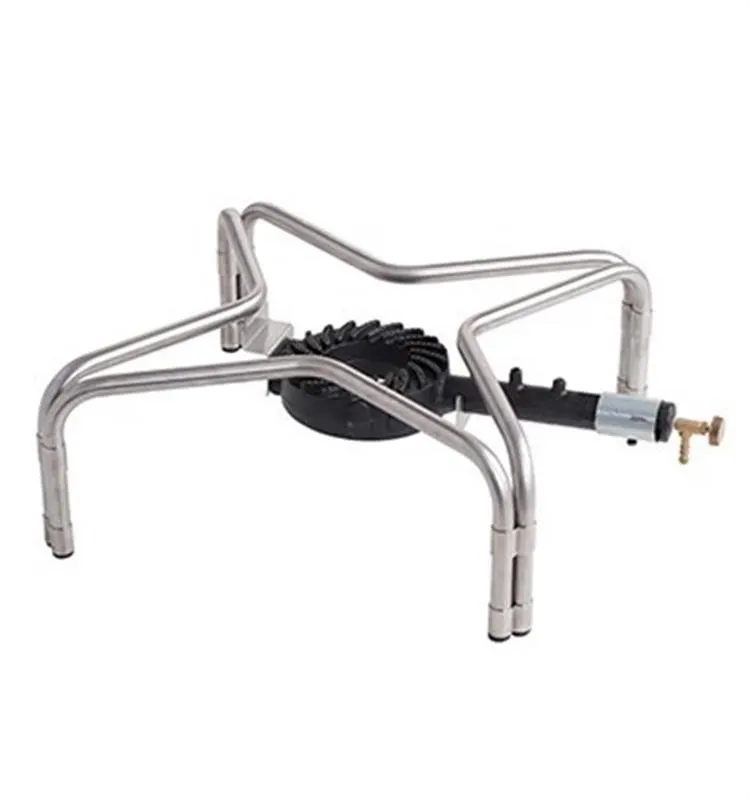 supporto acciaio inox per bruciatore