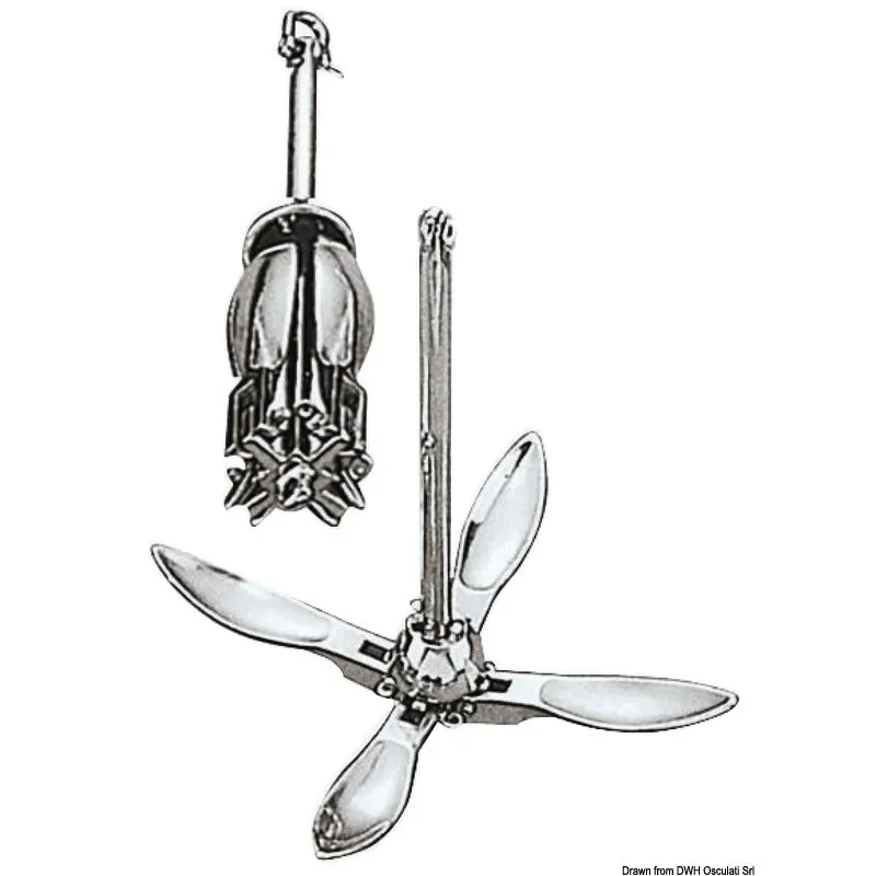 Ancora a ombrello inox 4 kg