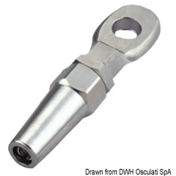 Terminale inox occhio Ø 12mm