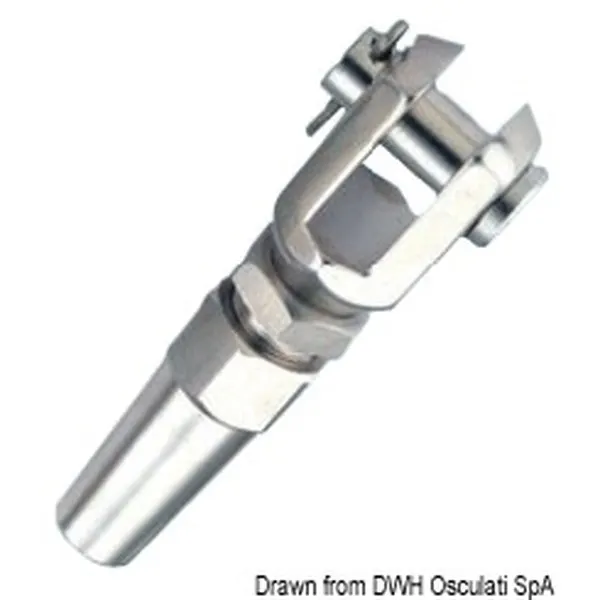 Terminale inox forcella Ø 8 mm