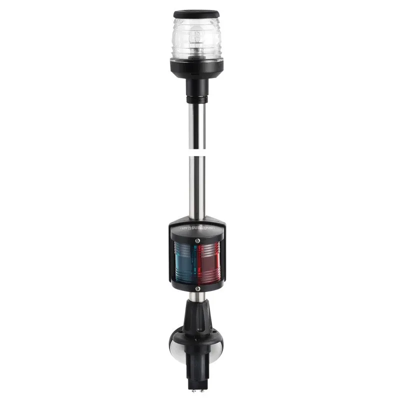 Asta combinata incasso 100 cm nera