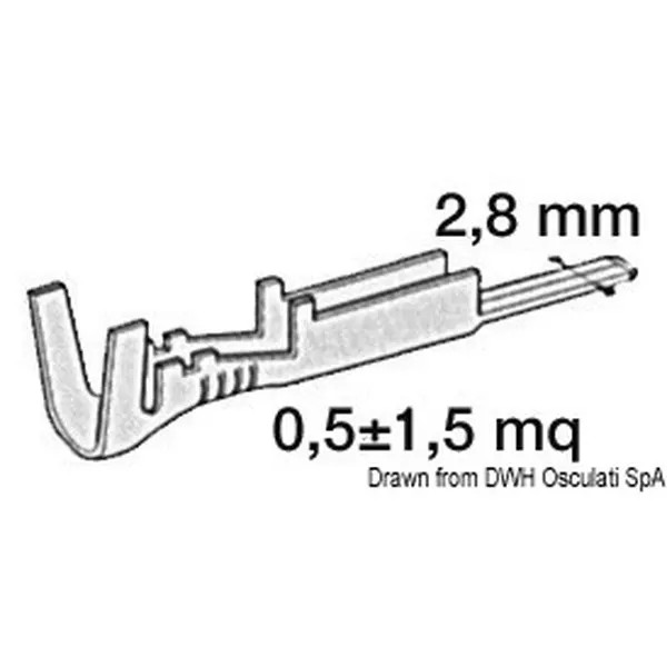 Innesto maschio in ottone (confezione da 50 pz)
