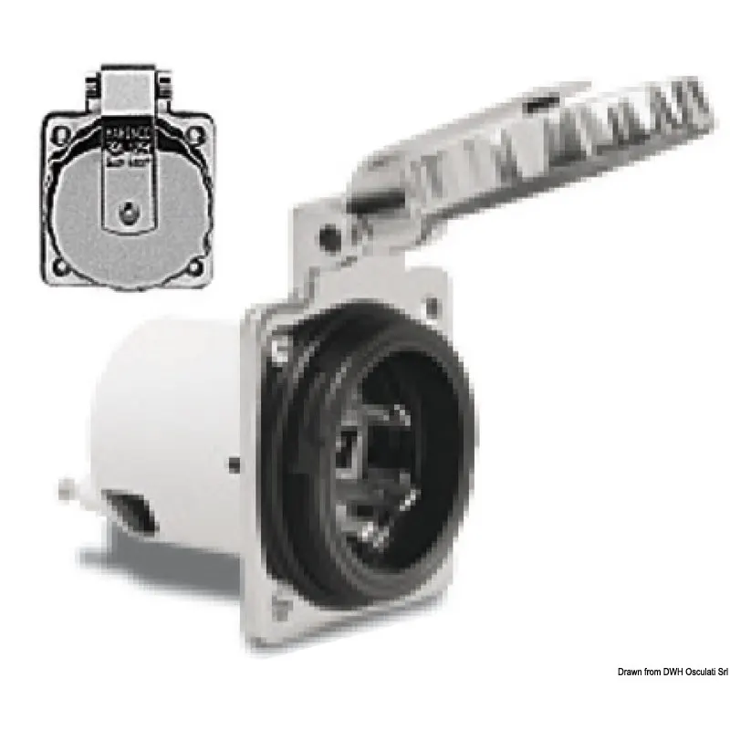 Presa inox Marinco 16 A