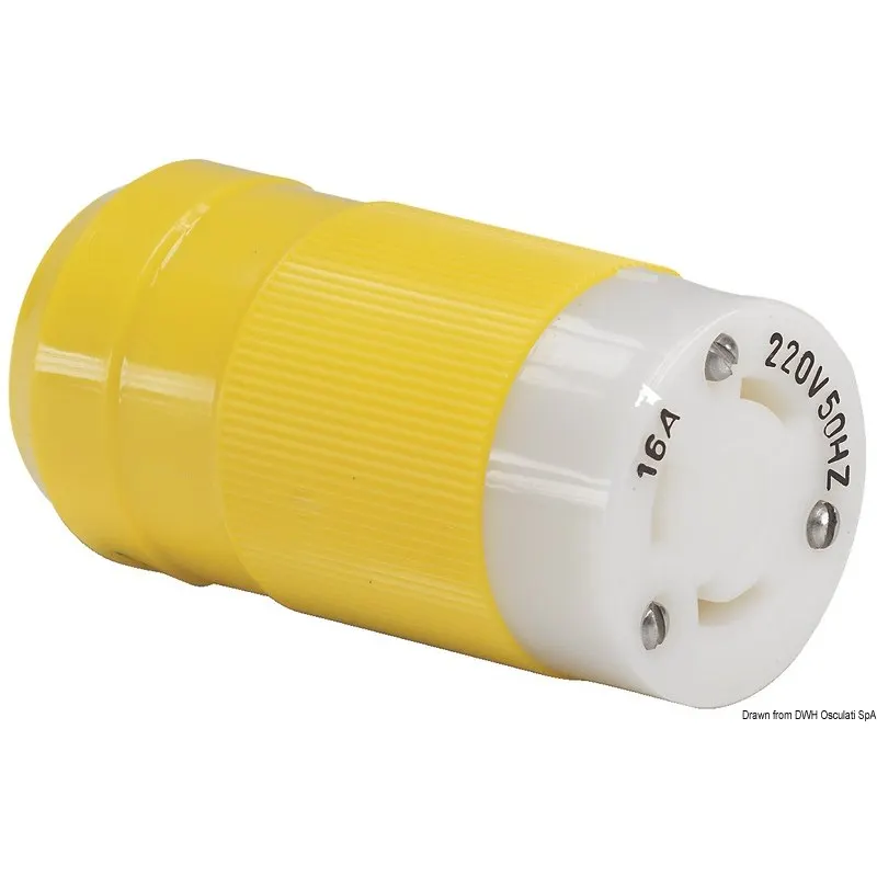 Spina inox Marinco femmina 16 A