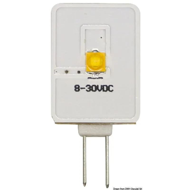 Lampadina LED - zoccolo G4 laterale