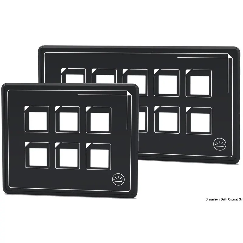 Pannello elettrico touch control 10 pulsanti