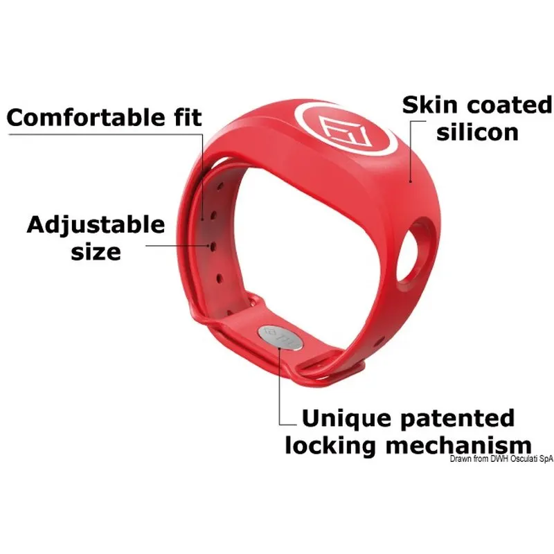 Braccialetto MOB+rosso xBAND