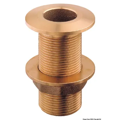 Scarico a mare in bronzo 1"1/4