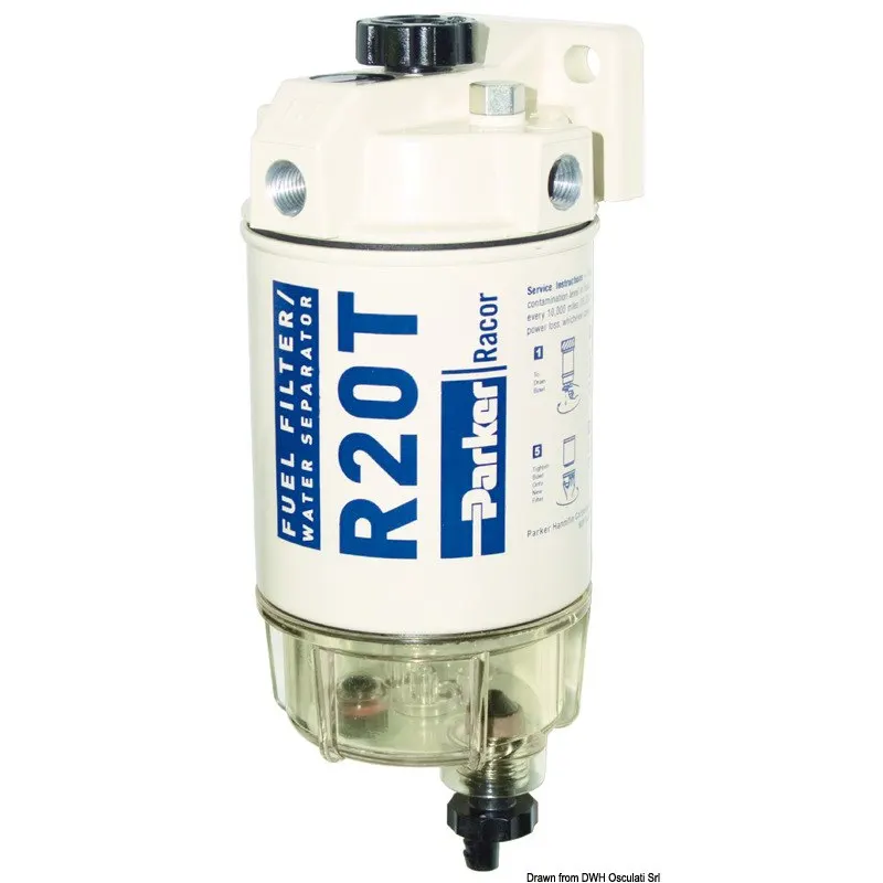Filtro separatore acqua/carburante Racor 114 l/h